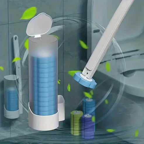 Scented Disposable Toilet Brush ( 24 Heads Included )