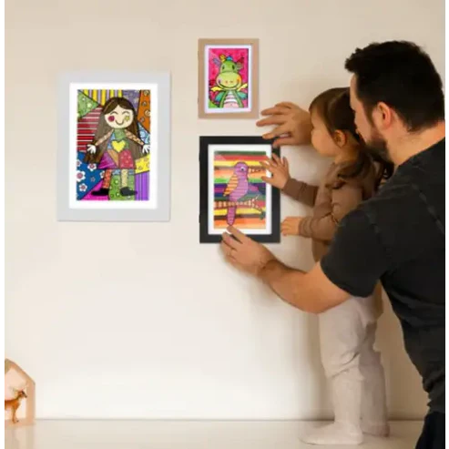 Magnetic Wooden Art Frame