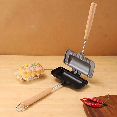 Double-Sided Non-Stick Grill – Compact and Convenient
