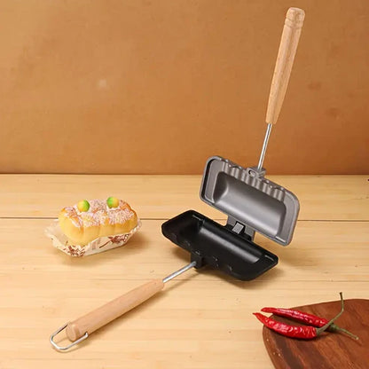 Double-Sided Non-Stick Grill – Compact and Convenient