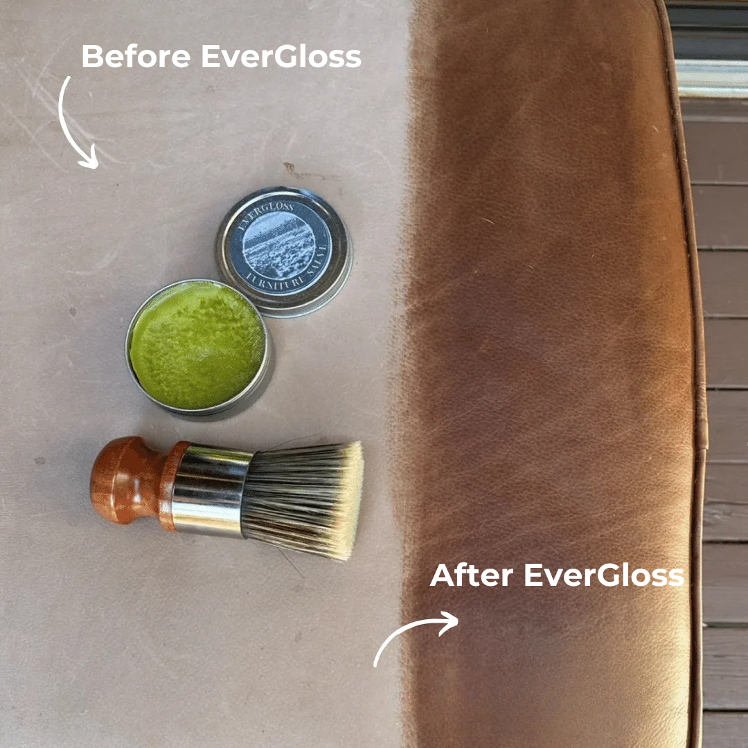 EverGloss – Universal Leather & Wood Revitalizer (+ 3 free microfibre cloths)