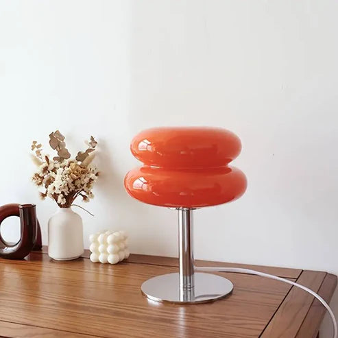 Minimalist Glass Bedside Lamp: Retro Charm & Timeless Elegance