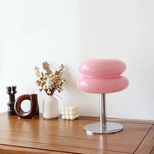 Minimalist Glass Bedside Lamp: Retro Charm & Timeless Elegance