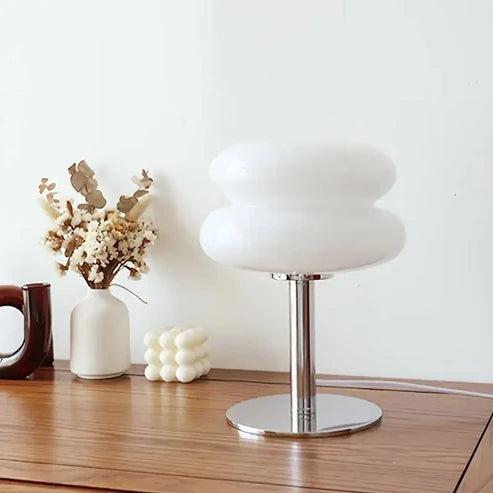 Minimalist Glass Bedside Lamp: Retro Charm & Timeless Elegance