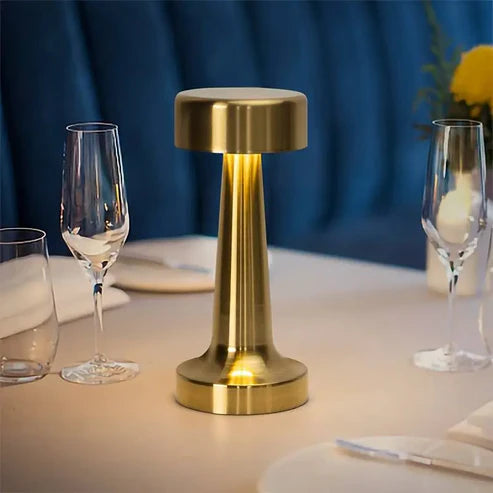 RetroGold Chic LED Table Lamp