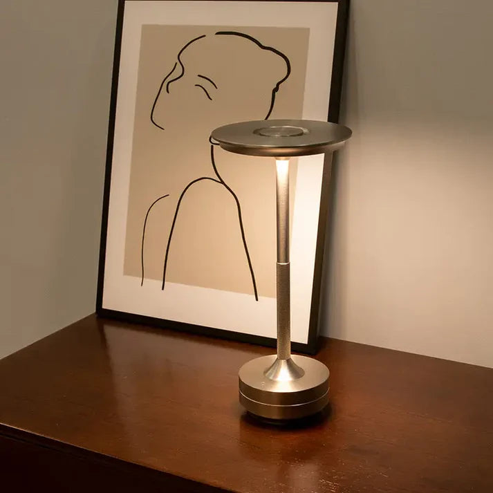 LumiGlow – Wireless Table Lamp with Adjustable Brightness