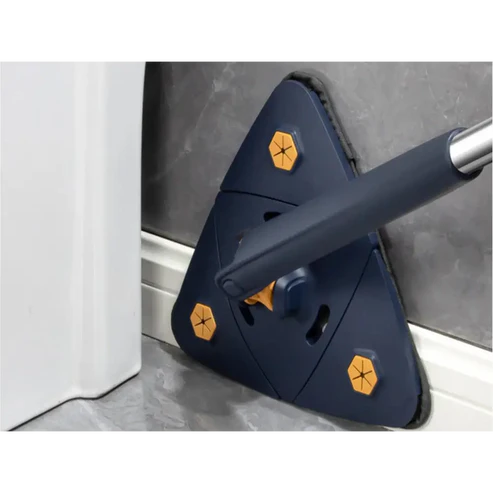 Clean360 – 360° Rotating Mop with Hands-Free Wringing+ 6 Mop Pads!