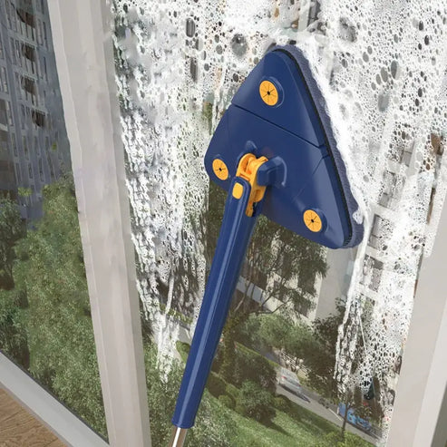 Clean360 – 360° Rotating Mop with Hands-Free Wringing+ 6 Mop Pads!