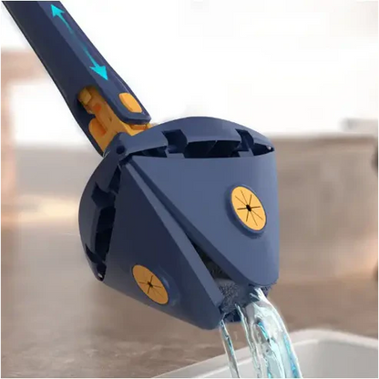 Clean360 – 360° Rotating Mop with Hands-Free Wringing+ 6 Mop Pads!
