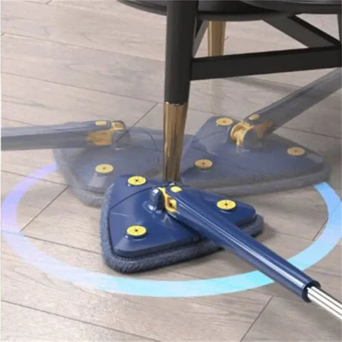 Clean360 – 360° Rotating Mop with Hands-Free Wringing+ 6 Mop Pads!