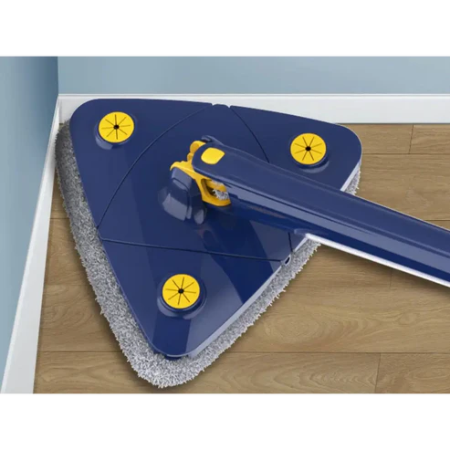 Clean360 – 360° Rotating Mop with Hands-Free Wringing+ 6 Mop Pads!
