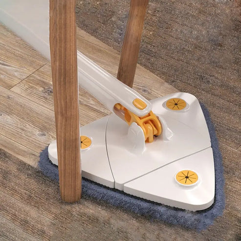 Clean360 – 360° Rotating Mop with Hands-Free Wringing+ 6 Mop Pads!