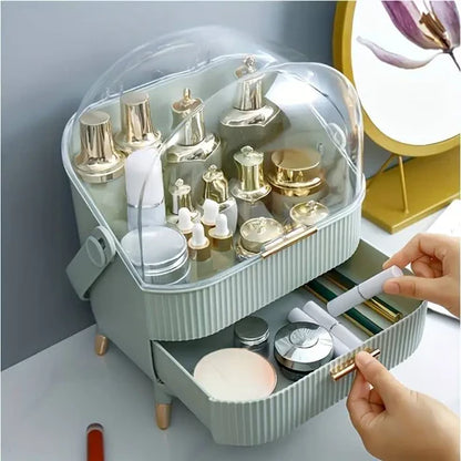 Elegant & Secure Cosmetic Organizer