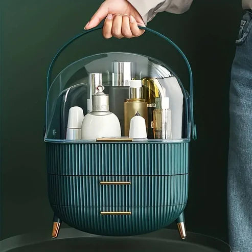 Elegant & Secure Cosmetic Organizer