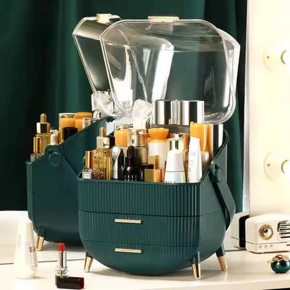 Elegant & Secure Cosmetic Organizer