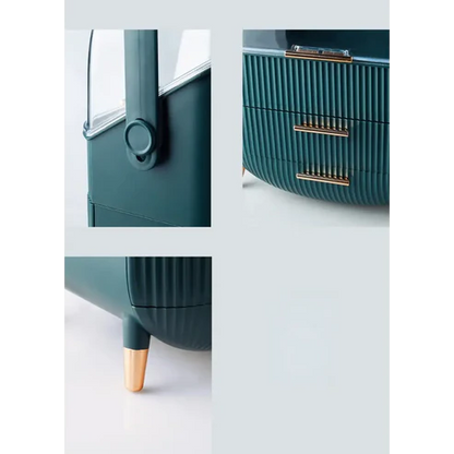 Elegant & Secure Cosmetic Organizer