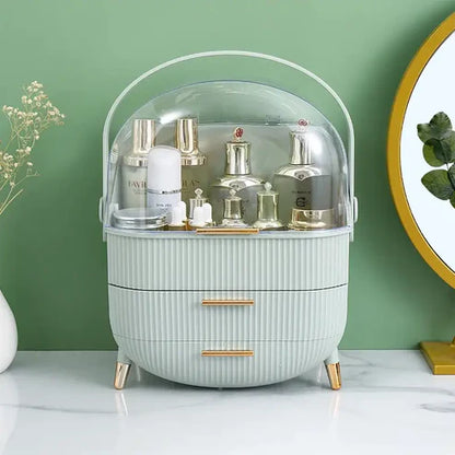 Elegant & Secure Cosmetic Organizer