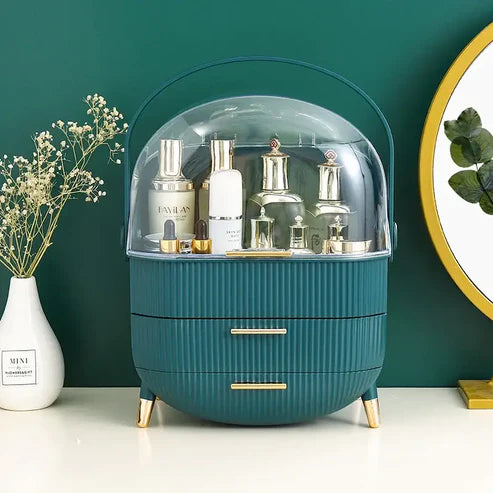 Elegant & Secure Cosmetic Organizer
