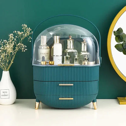 Elegant & Secure Cosmetic Organizer
