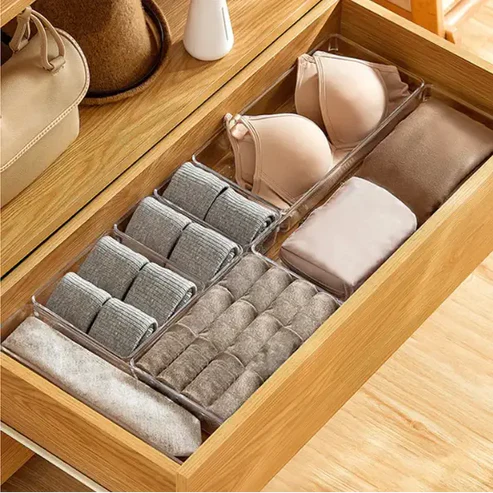 Clear Acrylic Drawer Organizer