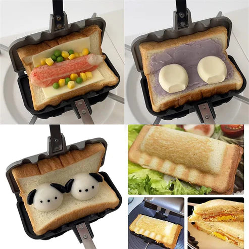 Double-Sided Non-Stick Grill – Compact and Convenient