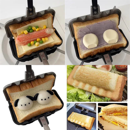 Double-Sided Non-Stick Grill – Compact and Convenient