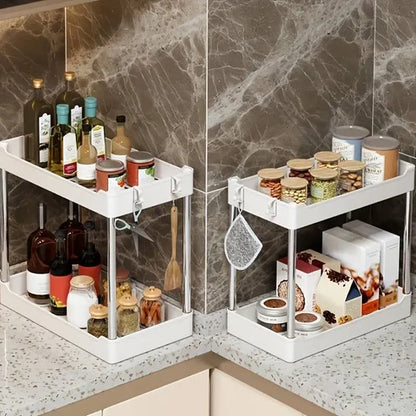 Under-Sink Double Slot Organizer