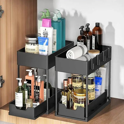 Under-Sink Double Slot Organizer