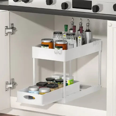 Under-Sink Double Slot Organizer