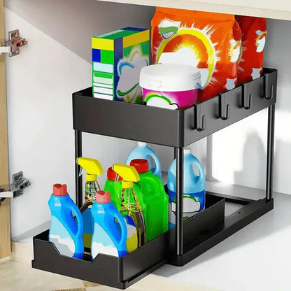 Under-Sink Double Slot Organizer