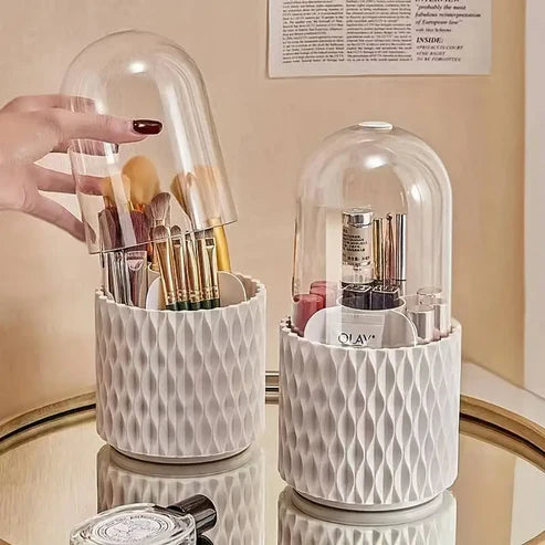 GlamSpin – 360° Rotating Cosmetic Organizer