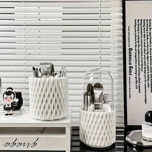 GlamSpin – 360° Rotating Cosmetic Organizer