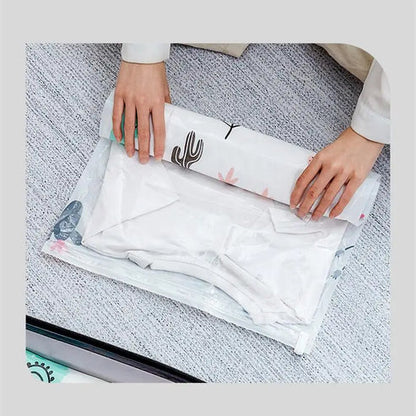Reusable Vacuum Storage Bags + Powerful Electric Pump Included